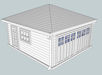 Download the .stl file and 3D Print your own Garages 32 Options HO scale model for your model train set.